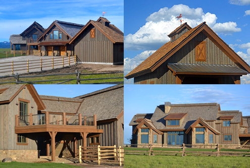 House and Custom Horse Barn